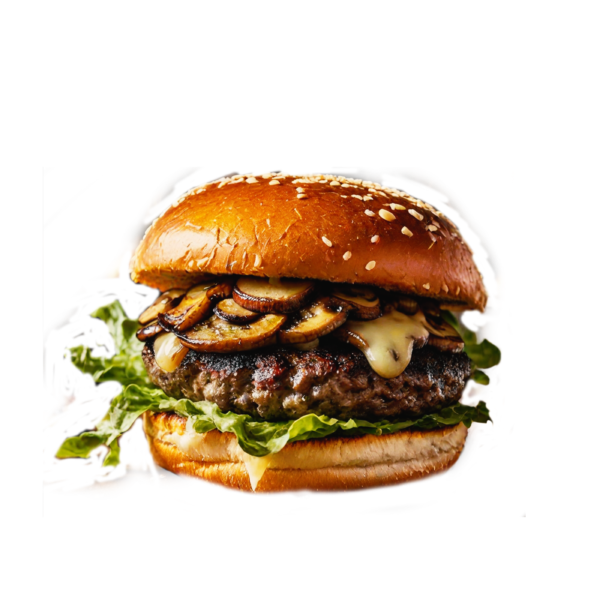 Bacon Mushroom & Swiss Burger